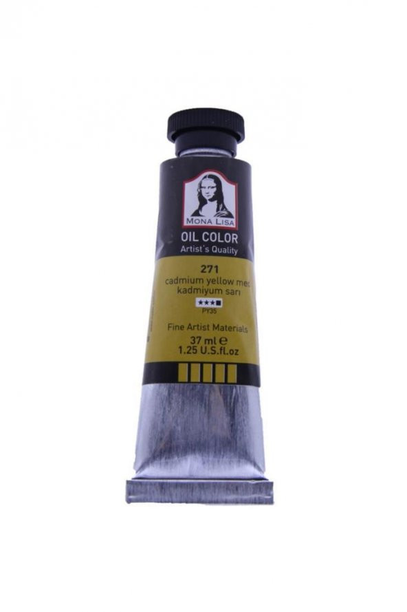 SUDOR YAGLI BOYA MONALISA 37 ML KADMIYUM SARI 271 - 1