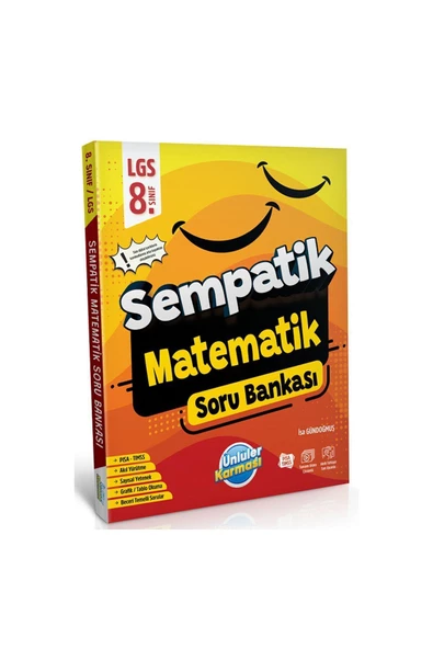 ÜNLÜLER KARMASI 8. SINIF SEMPATİK MATEMATİK SORU BANKASI - Resim 2