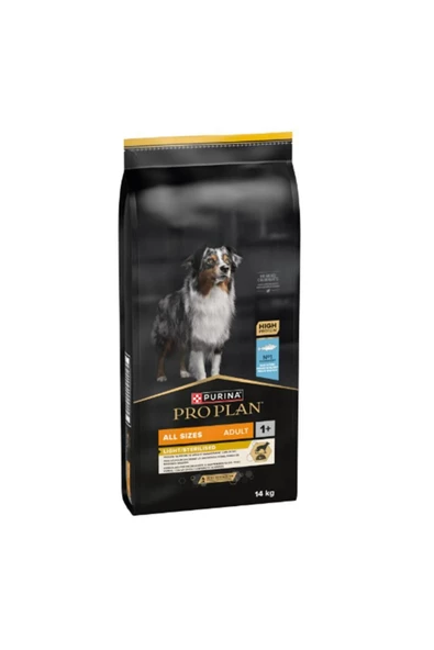 Pro Plan All Size Beyaz Balıklı Sterilised-Light Yetişkin Köpek Maması 14 Kg