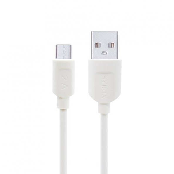 Syrox Micro USB Şarj Data Kablosu 2A 1M C65 - 2