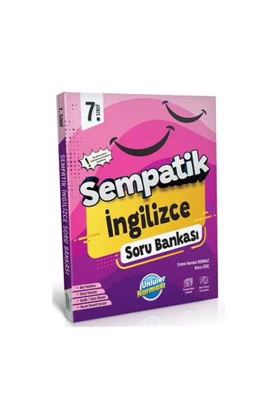 Ünlüler 7. Sınıf İngilizce Sempatik Soru Bankası ürün görseli 1