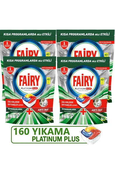 FairyPlatinum Plus 160 Yıkama Bulaşık Makinesi Deterjan