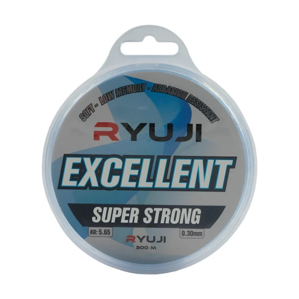 Ryuji Excellent Super Soft Blue 300m Misina Kalınlık (mm) : 0,20mm ürün görseli 1