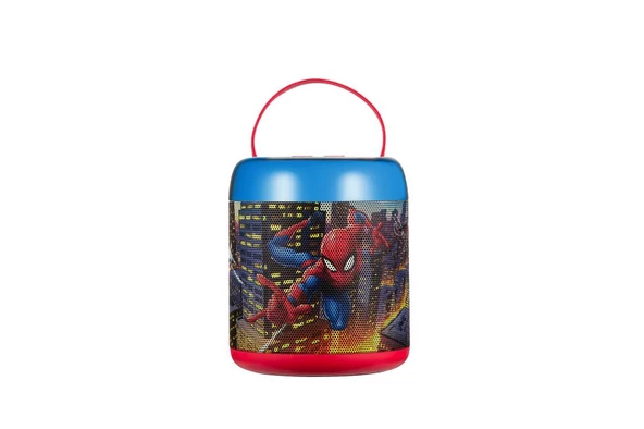 Marvel Spıder-Man Bluetooth Hoparlör ve Mikrofon Kablosuz Marvel Spıderman Karaoke Seti Mikrofonlu - 4
