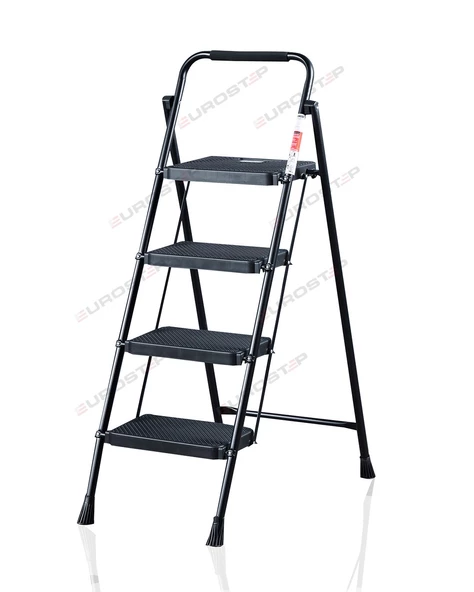 ERTEKPA 4 Basamak Siyah Merdiven Geniş Basamaklı EUROTOWER, ET4 - 7