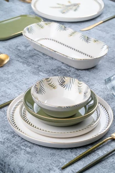 Acar Vegas 27 Parça 6 Kişilik Yemek Takımı XSH-21-0045 - 2