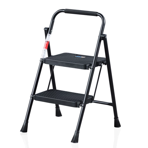 ERTEKPA 2 Basamak Siyah Merdiven Geniş Basamaklı EUROTOWER, ET2 - 11