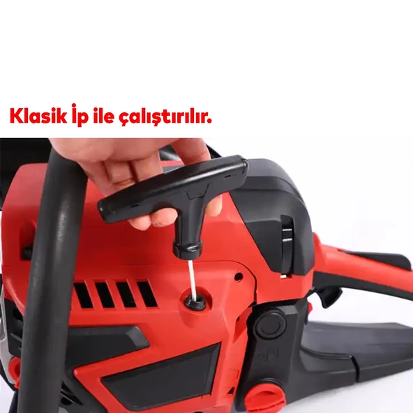 Solax HRC 4010 Motorlu Testere 41CC 16" Benzinli Testere Ağaç Hızar 2.1 HP Dal Biçme Budama - 3