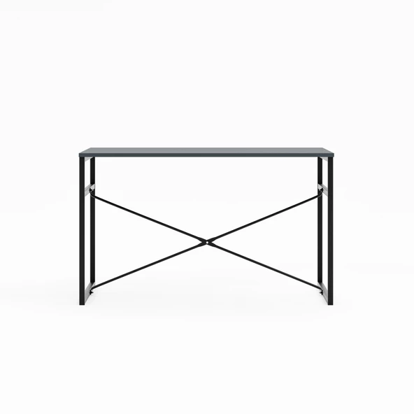 Eportatif Mutfak Masası Yemek Masası Salon Masası 4 Kişilik 120x60 Masa Füme 1536 - 4