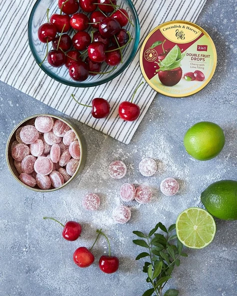Cavendish&Harvey Double Fruit Drops Limon Dolgulu Vişne Aromalı Şeker 175 Gr (2 ADET) - 2