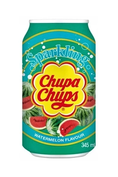 Chupa Chups Sparkling Watermelon Flavour - Karpuz Aromalı Gazlı İçecek 345 Ml - 2