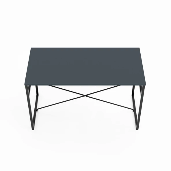 Eportatif Mutfak Masası Yemek Masası Salon Masası 4 Kişilik 120x60 Masa Füme 1536 - 5
