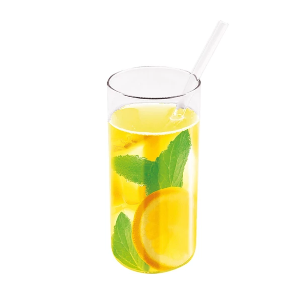 3'lü Set Borosilikat Cam Bardak  Pipet 370 ML - 3
