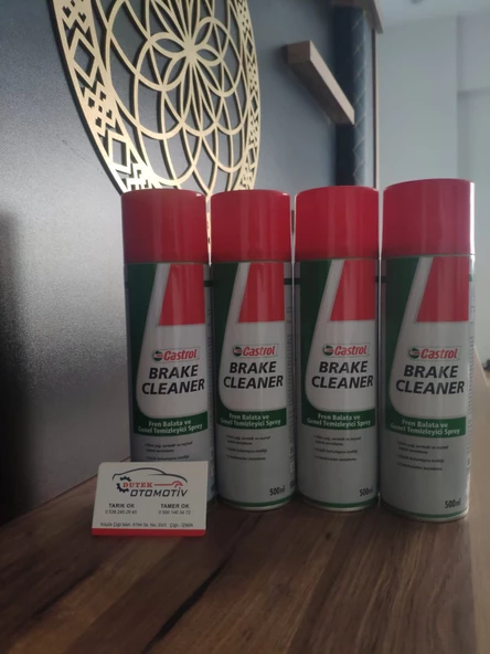 Castrol Fren Balata ve Genel Temizleme Spreyi 500 ML - 4 ADET - 2