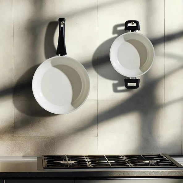 Nehir Galaxy Ceramic Siyah 2 Parça Tava Sahan Seti - 2