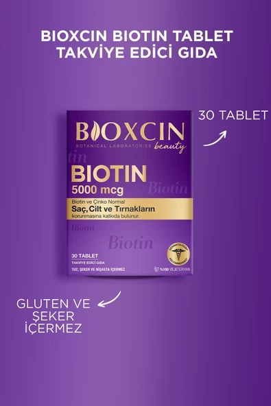 BİOXCİN BİOTİN 5000 MCG 30 TABLET 2'Lİ - 4