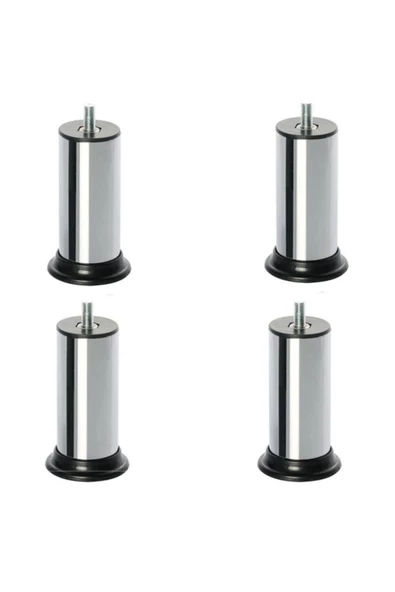 Cisa Yatak Baza Karyola Ayağı Metal Civatalı Metrik Diş 8mm (4 Adet) 15 Cm - 2