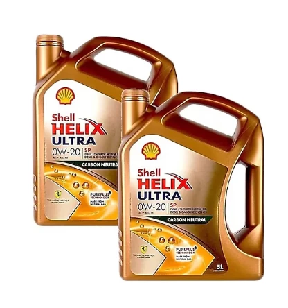 SHELL Shell Helix Ultra Sp 0w-20 Motor Yağı 5 Litre - 2024 - 2 ADET