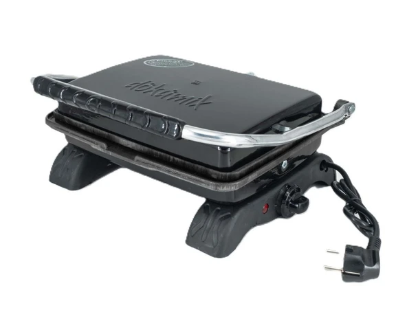 Dökümix Demir Döküm Siyah 1800 Watt 4-6 Dilim Ev-Sanayi-Büfe Tipi Tost Makinası ve Izgara