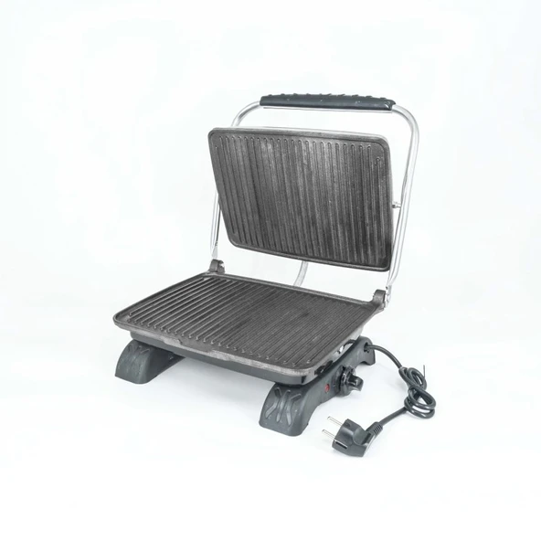 Dökümix Demir Döküm Gri 1800 Watt 4-6 Dilim Ev-Sanayi-Büfe Tipi Tost Makinası ve Izgara - 5