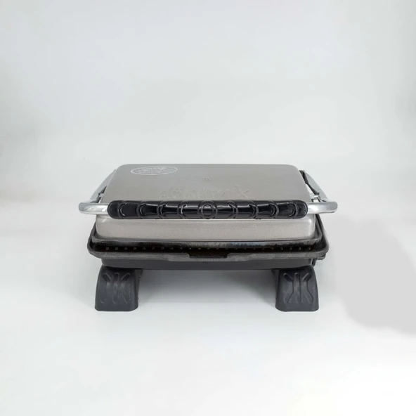 Dökümix Demir Döküm Gri 1800 Watt 4-6 Dilim Ev-Sanayi-Büfe Tipi Tost Makinası ve Izgara - 7