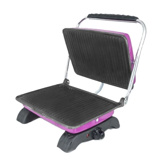Dökümix Demir Döküm Lila 1800 Watt 4-6 Dilim Ev-Sanayi-Büfe Tipi Tost Makinası ve Izgara - 9