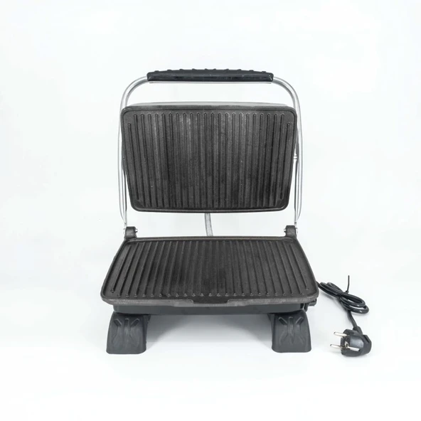Dökümix Demir Döküm Gri 1800 Watt 4-6 Dilim Ev-Sanayi-Büfe Tipi Tost Makinası ve Izgara - 6