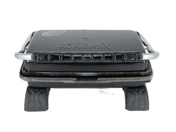 Dökümix Demir Döküm Siyah 1800 Watt 4-6 Dilim Ev-Sanayi-Büfe Tipi Tost Makinası ve Izgara - 6