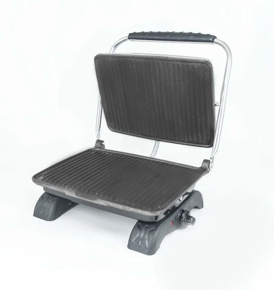 Dökümix Demir Döküm Siyah 1800 Watt 4-6 Dilim Ev-Sanayi-Büfe Tipi Tost Makinası ve Izgara - 5