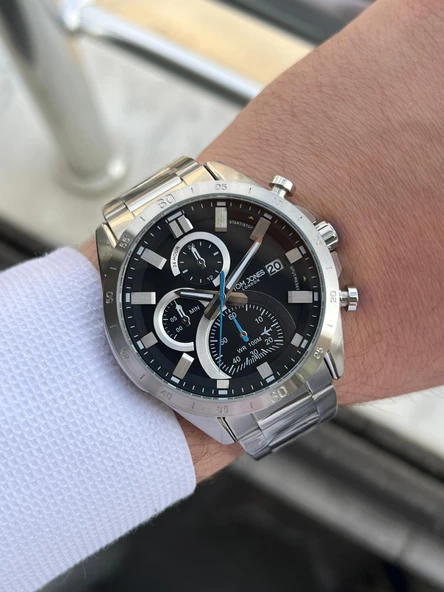 Tom Jones Çelik Kordon 3 Atm Suya Dayanıklı 2 Yıl Garantili Erkek Kol Saati ETJ.3.10014.1 - Resim 2