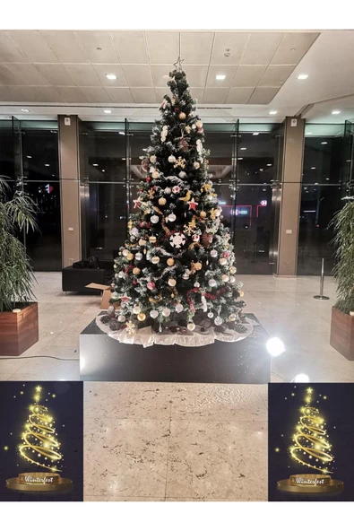 Winterfest Yılbaşı Çam Ağacı 3 Metre 1750 Gür Dal - 2