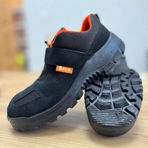 İŞ GÜVENLİĞİ AYAKKABISI ÇELİK BURUN 42 NUMARA SİYAH - 2