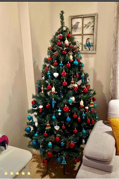 Winterfest Yılbaşı Çam Ağacı 180 Cm 580 Dal Taşıma Çantası Hediyeli - 2