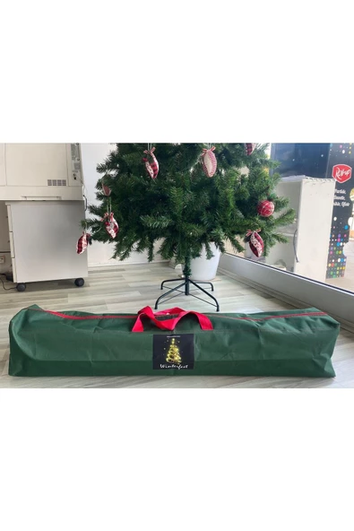 Winterfest Yılbaşı Ağacı Taşıma Saklama Çantası 210cm-250cm Ağaçlara Uyumlu - 2