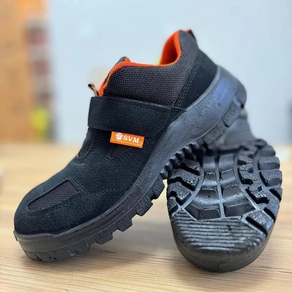 İŞ GÜVENLİĞİ AYAKKABISI ÇELİK BURUN 45 NUMARA SİYAH - 2