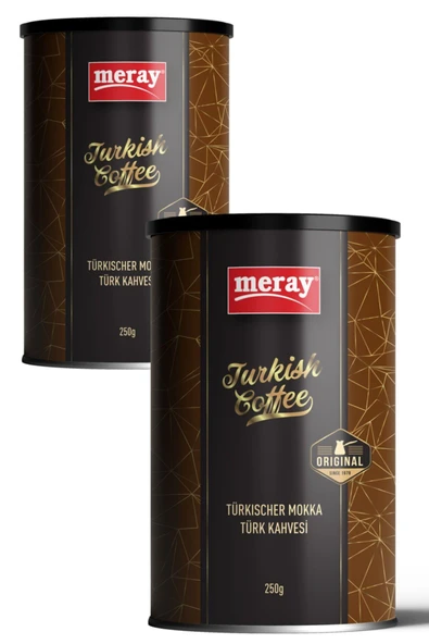 Meray Türk Kahvesi 250 gr Teneke Kutu x 2