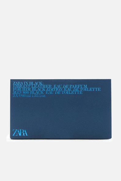 ZARA IN BLACK SET 3 X 40 ML  - 3 LÜ ERKEK PARFÜMÜ - Resim 4