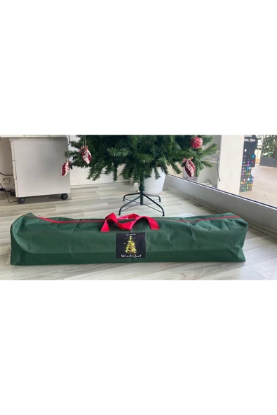 Winterfest Yılbaşı Ağacı Taşıma Saklama Çantası 210cm-250cm Ağaçlara Uyumlu - 4