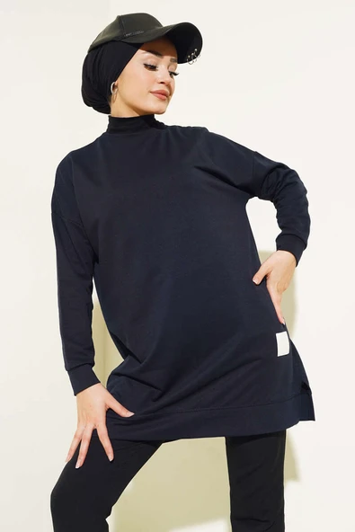 Salaş Armalı Tunik Lacivert ürün görseli 1