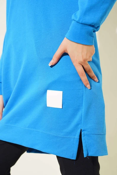 Salaş Armalı Tunik Bondi Mavisi - Resim 4