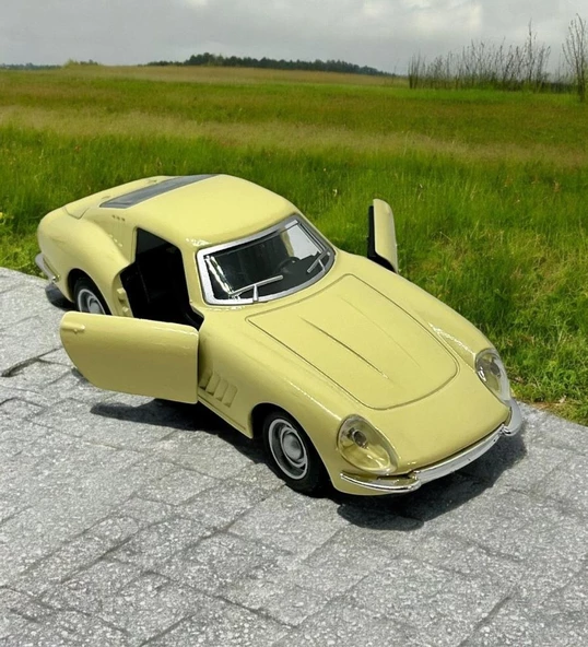 Nostaljik Metal Çek Bırak Araba Krem Kapılar Açılır ( 1/36 Ölçek ) Mod:1 - 3