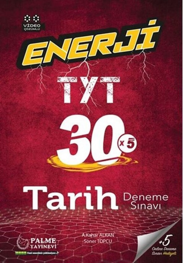 Yks Tyt Enerji Tarih 30 Deneme Sınavı Video Çözümlü