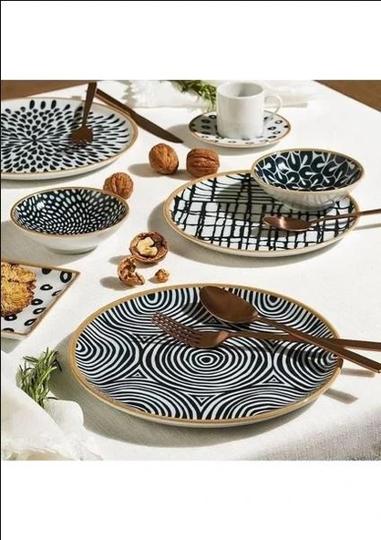 Porland Fractal 6 Kişilik Servis Takımı ürün görseli 1