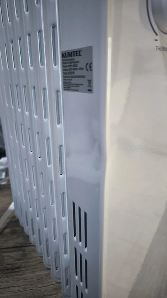 Kumtel Öl-Radyator 1225S - 9 Petekli Beyaz Isıtıcı 2000W (TEŞHİR) - 2