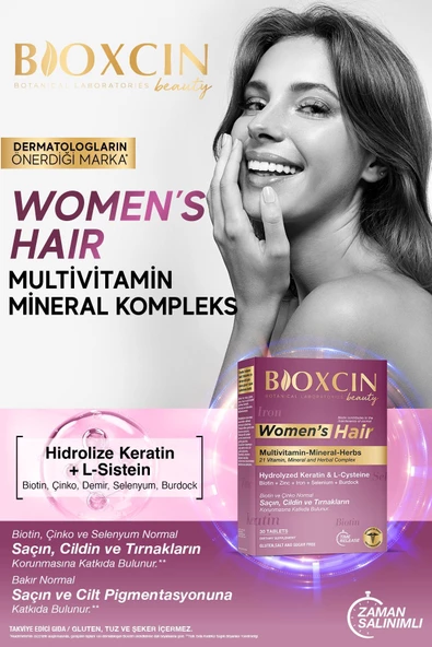 BİOXCİN WOMEN'S HAİR 30 TABLET - Resim 5
