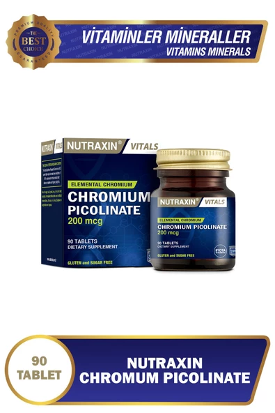 NUTRAXIN CHROMIUM PICOLINAT 90 TABLET