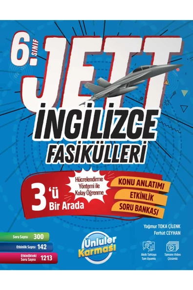 Ünlüler Karması 6.Sınıf Jett İngilizce Fasikülleri ürün görseli 1