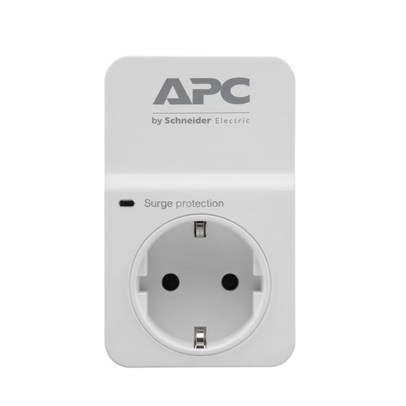 Schneider Electric APC PM1W-GR 918 Joule Beyaz Tekli Akım Korumalı Priz