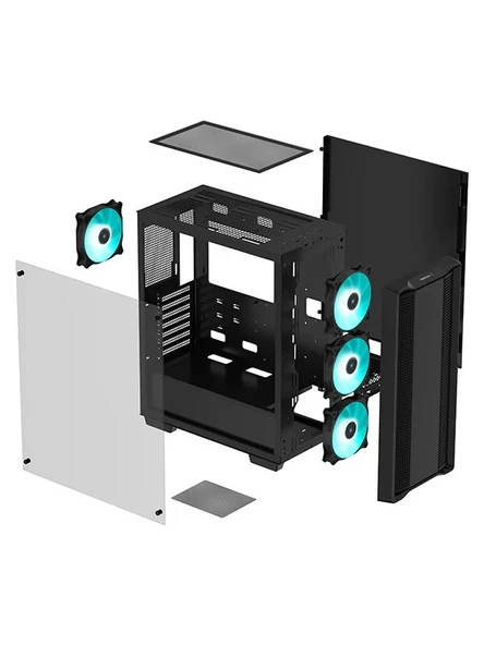 Deepcool CC560 Gaming Atx Siyah Kasa - Resim 4