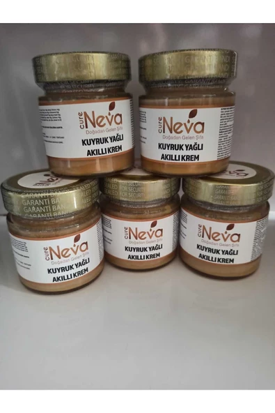 burcutabiat Cure Neva Doğal Kuyruk Yağı Masaj Merhemi 180 Gr. (225 ML.) - 5